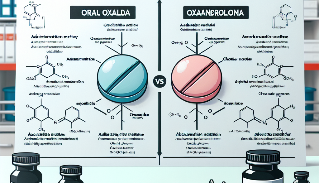 Diferencias entre Oxandrolona oral e inyectable