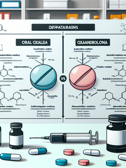 Diferencias entre Oxandrolona oral e inyectable