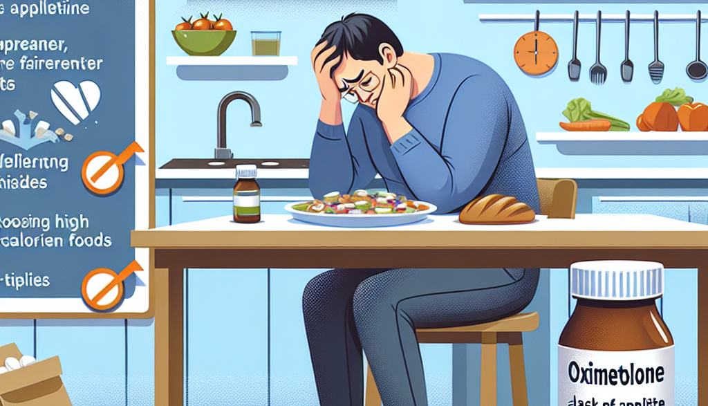 Qué hacer si Oximetolona te deja sin apetito