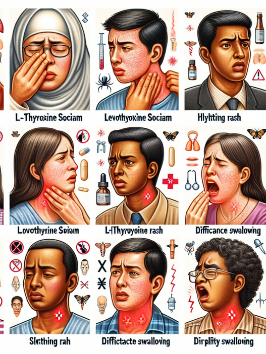 Cómo identificar una reacción alérgica leve a L-Thyroxine Sodium/Levothyroxine Sodium (LT4 sodium)