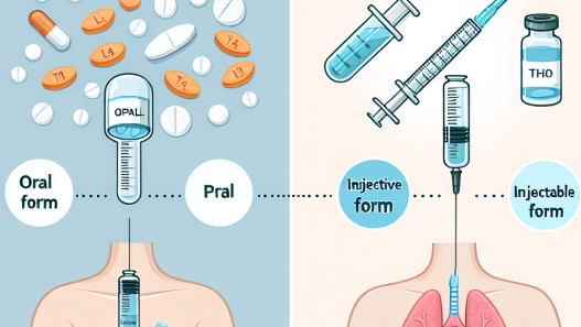 Diferencias entre L-Thyroxine Sodium/Levothyroxine Sodium (LT4 sodium) oral e inyectable