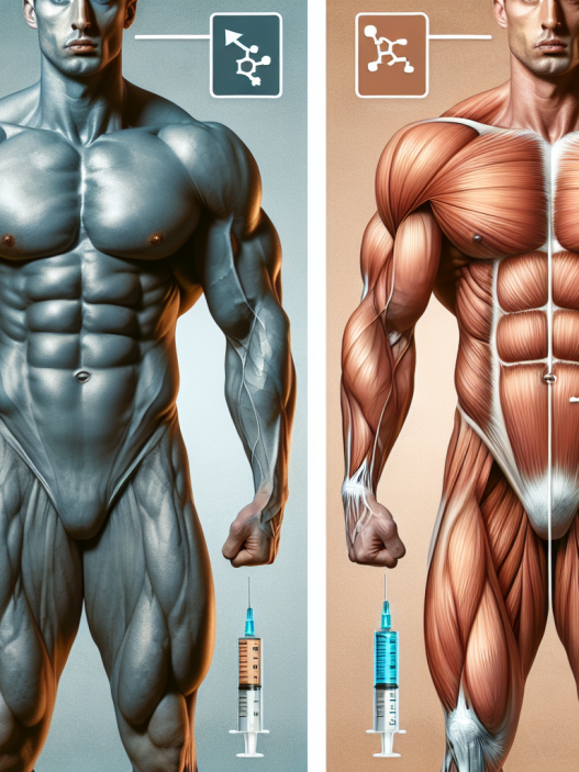 Diferencias entre resultados físicos y estéticos con Inyección de estanozolol