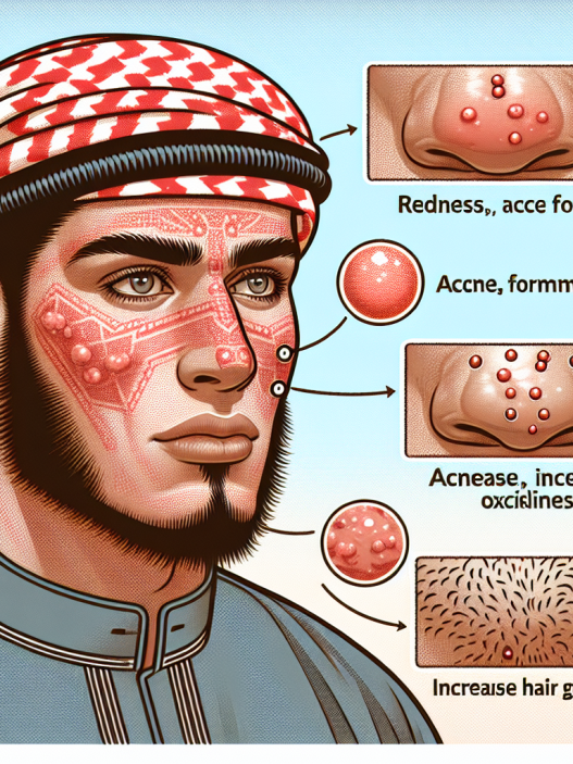 Qué cambios hay en la piel durante el uso de Sustanon