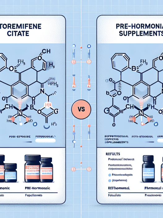Citrato de toremifeno y suplementos pre-hormonales: diferencias