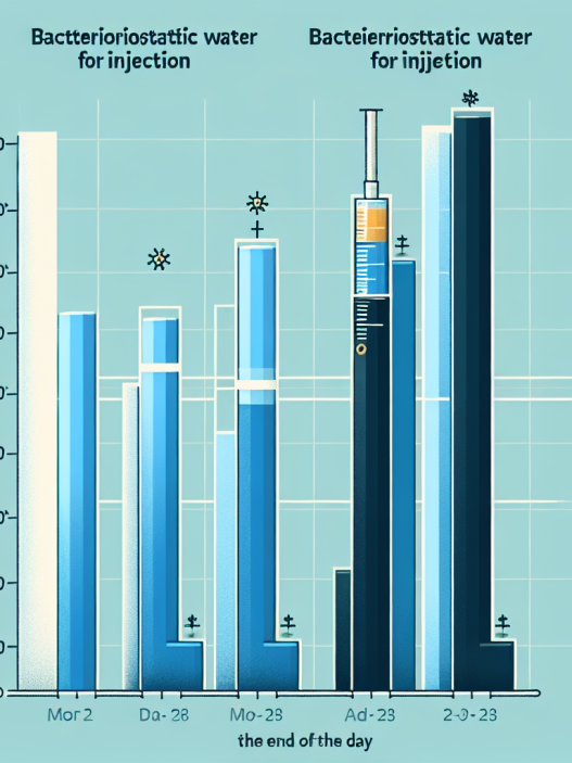 Cómo influye Agua bacteriostática para inyección en el rendimiento al final del día