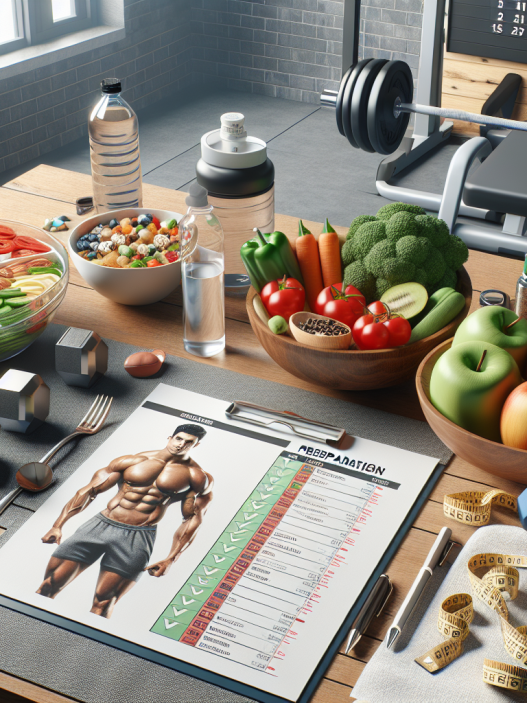 Preparativos para ganar masa muscular y cambios en la composición corporal