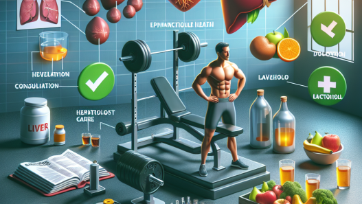 Preparativos para ganar masa muscular y salud hepática: riesgos y cuidados