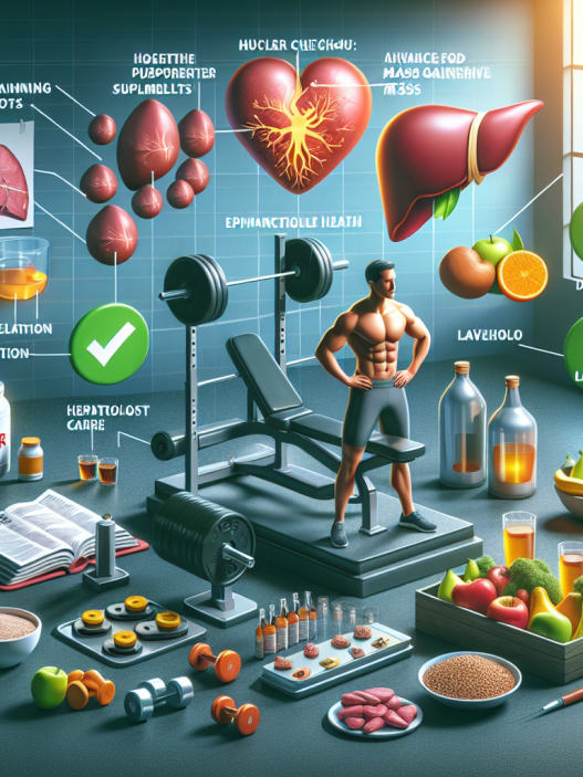 Preparativos para ganar masa muscular y salud hepática: riesgos y cuidados