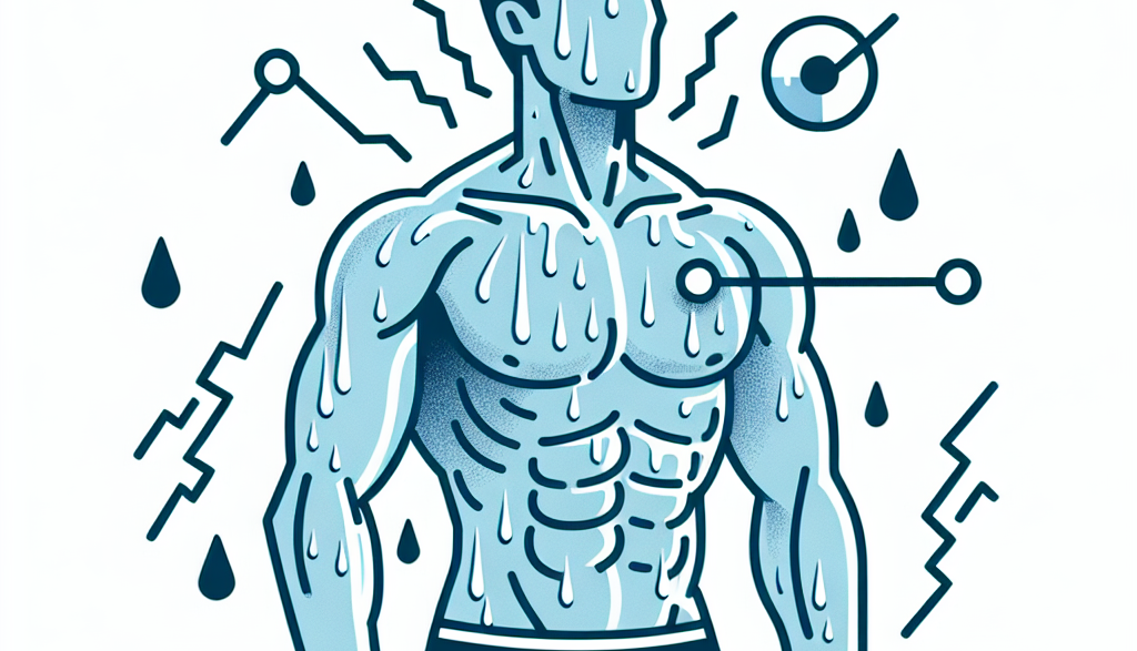 Qué tipo de sudoración indica que Clenbuterol está activo