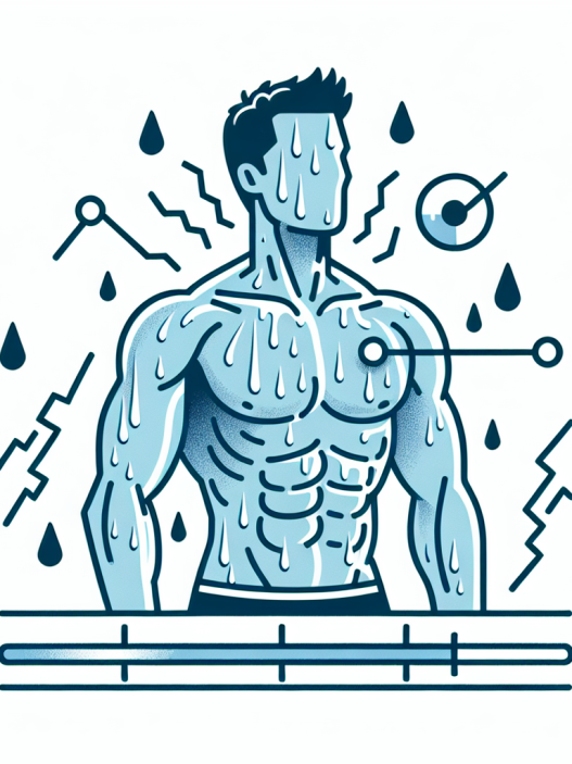 Qué tipo de sudoración indica que Clenbuterol está activo