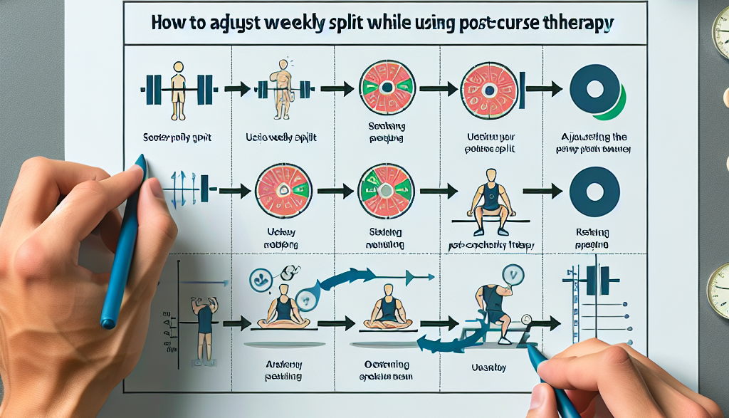 Cómo ajustar tu split semanal al usar Terapia posterior al curso