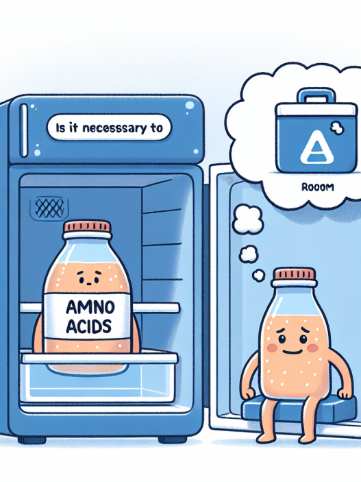¿Es necesario refrigerar Aminoácidos?