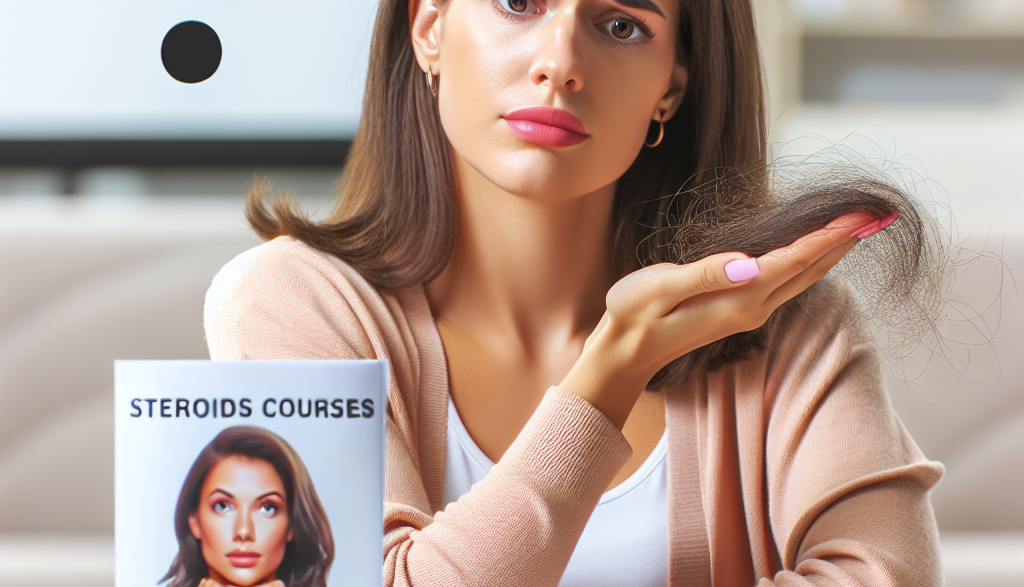 ¿Puede Cursos de esteroides para mujeres causar caída del cabello?