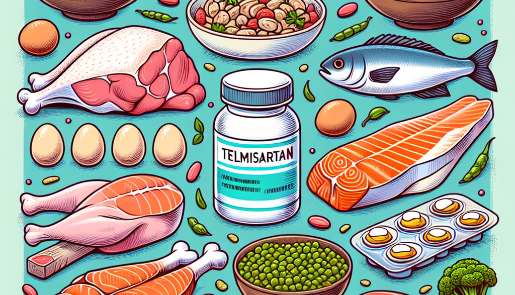 Qué tipo de proteína combinar con Telmisartan