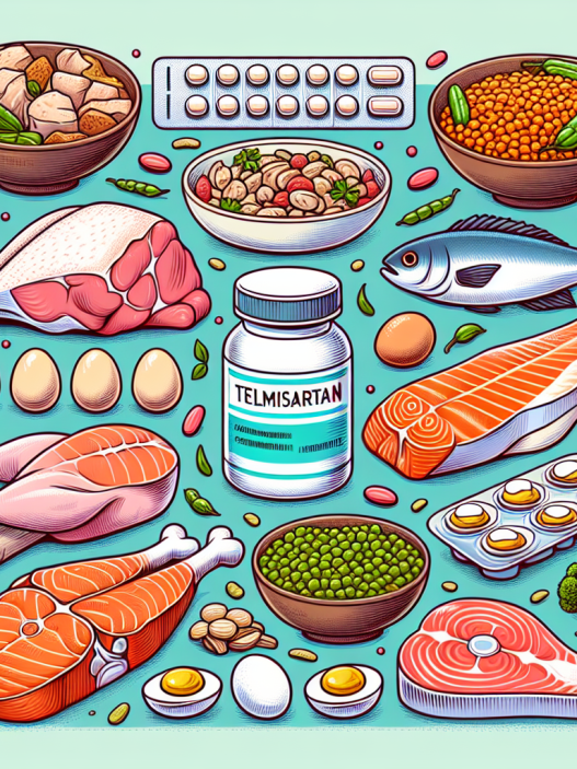 Qué tipo de proteína combinar con Telmisartan